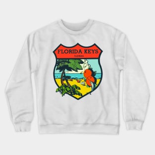 Vintage Florida Keys Decal Crewneck Sweatshirt